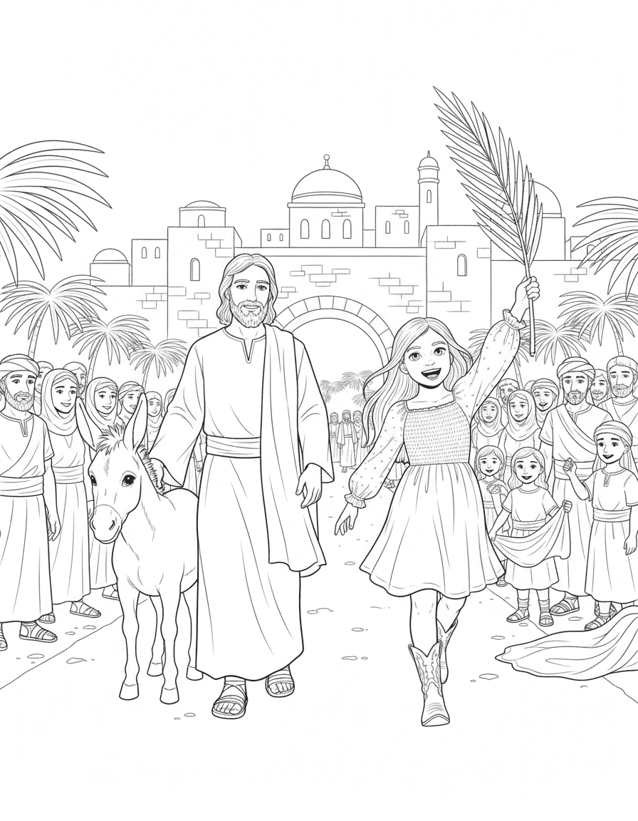 Faith-based coloring page